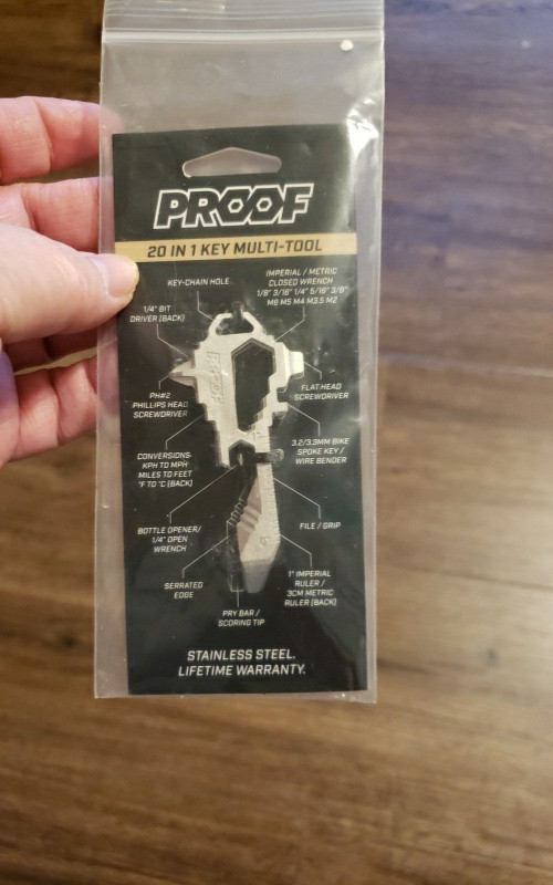 New Proof Multi 20n 1  Tool Key, Fast Free Ship