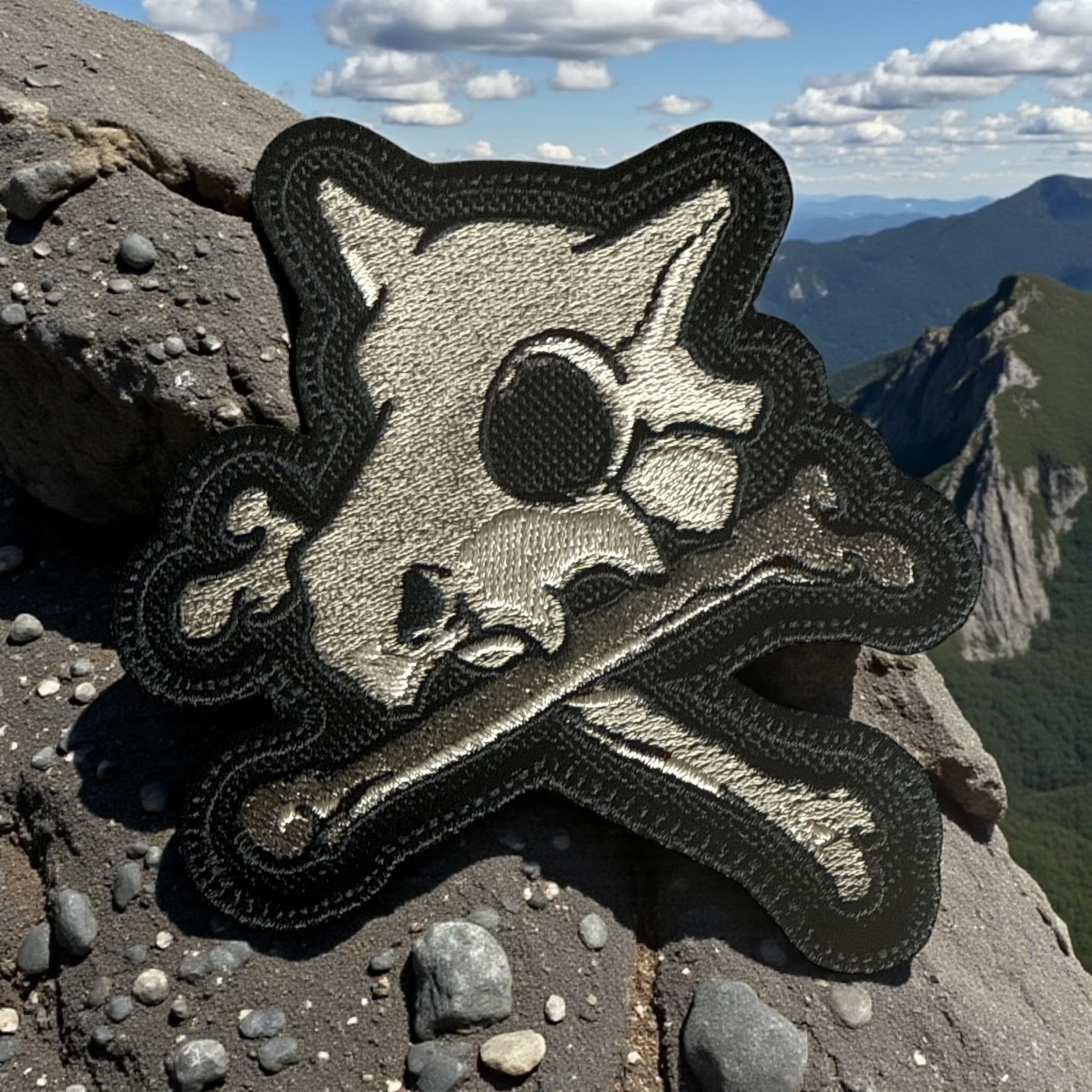 Cubone Skull Embroidery Patch Multi Sizes 4" - 6"- 13'