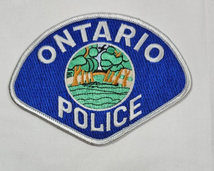 ONTARIO, CA. CALIFORNIA POLICE SHOULDER PATCH - NEW CONDITION