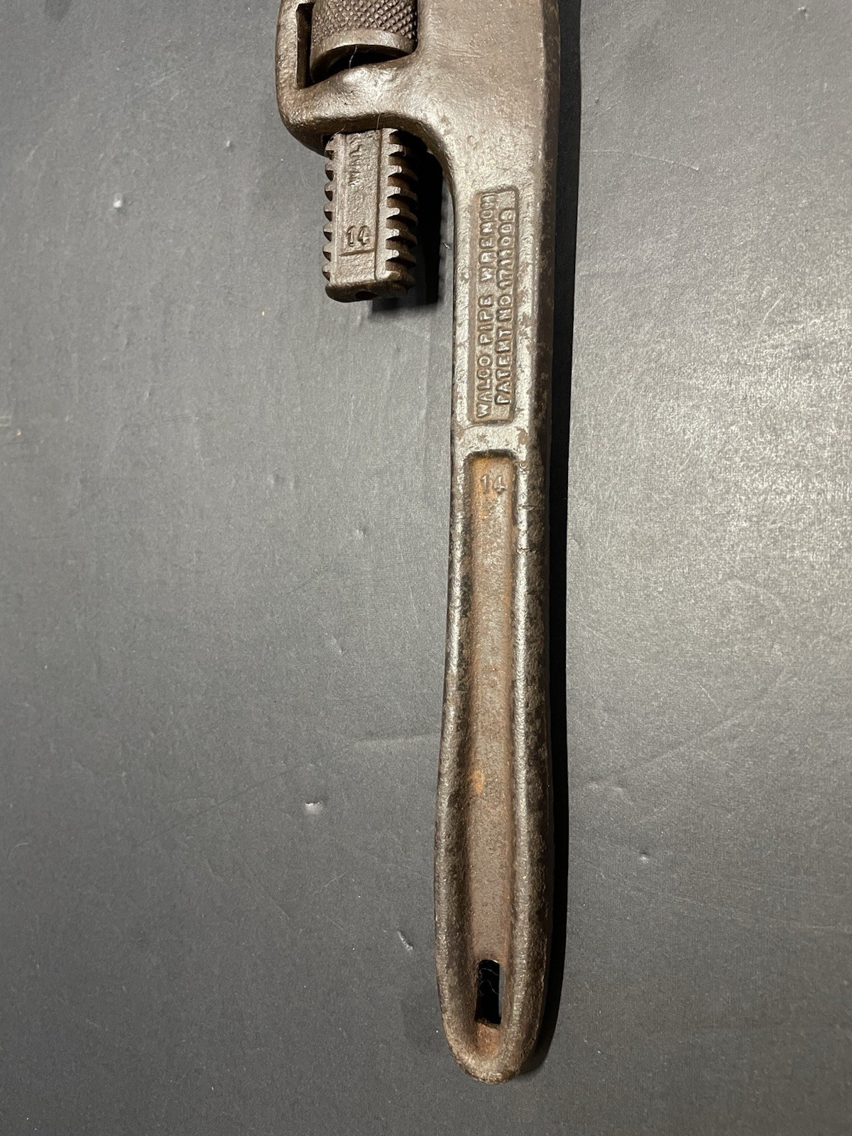 Vintage Walworth Walco Pipe Wrench 13”