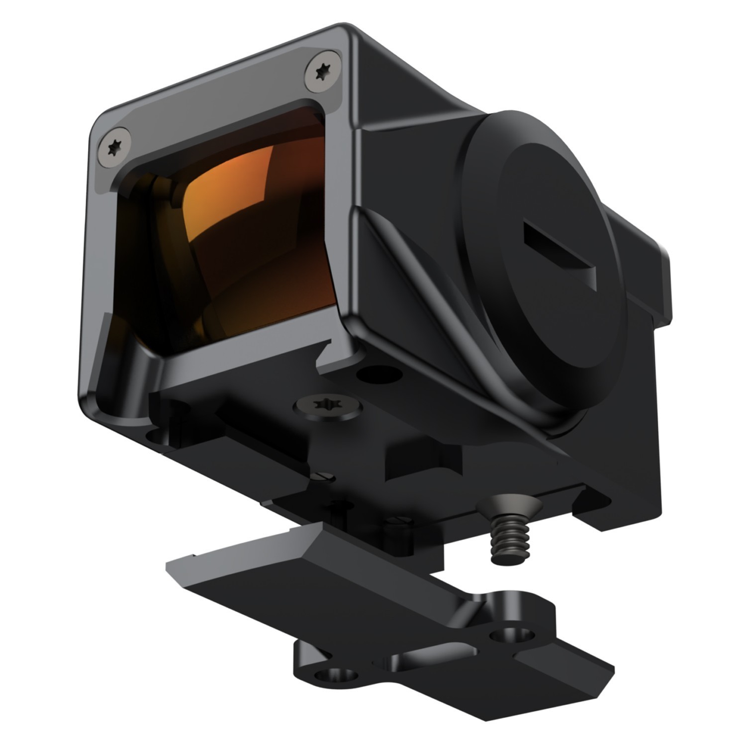 Lead & Steel Ghost Adapter Plate, RMR to ACRO, Oxide Black Steel #GAP-RMR