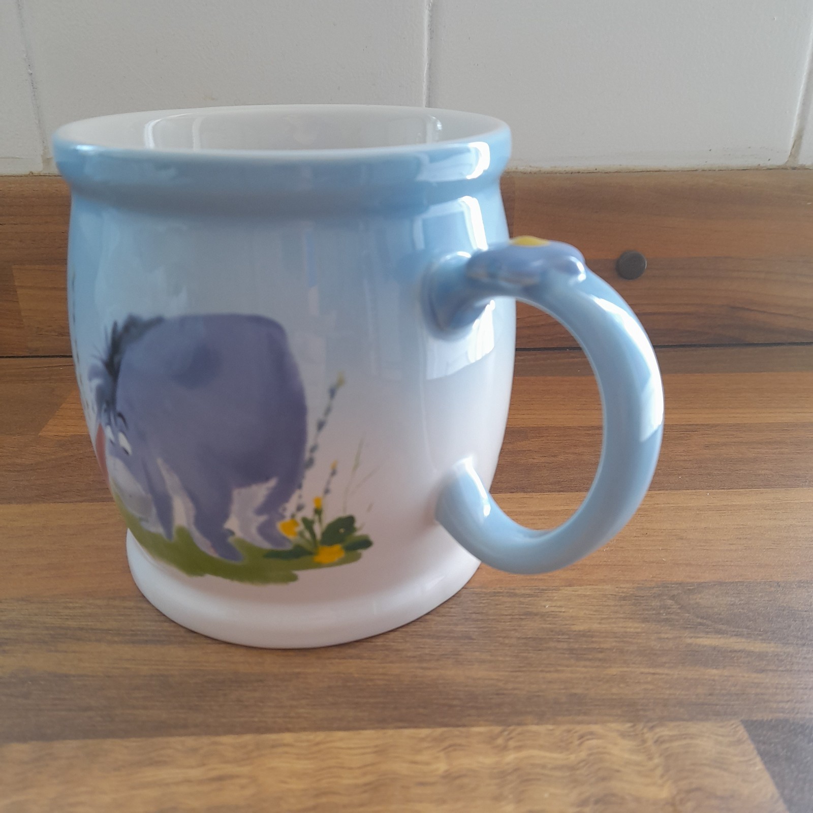 Disney Authentic Original Eeyore Curved Mug