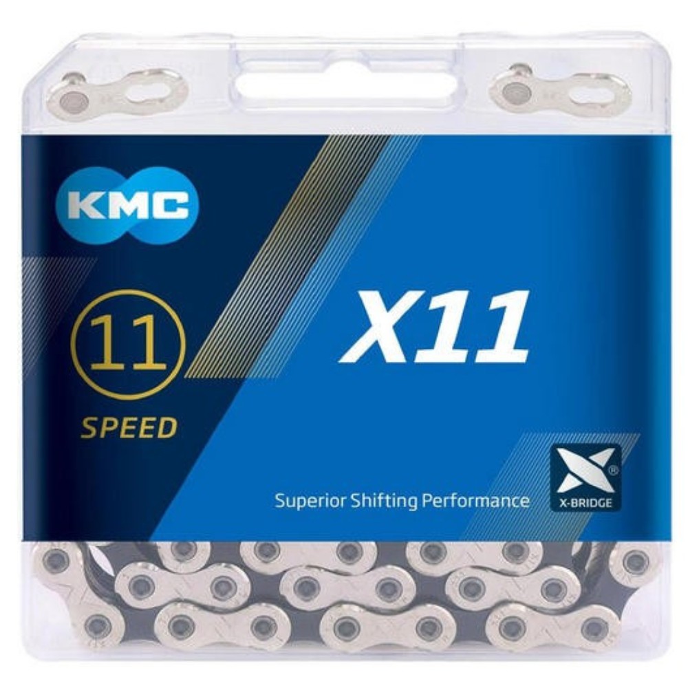 KMC X11 11 Speed 118Link Chain Black/Silver