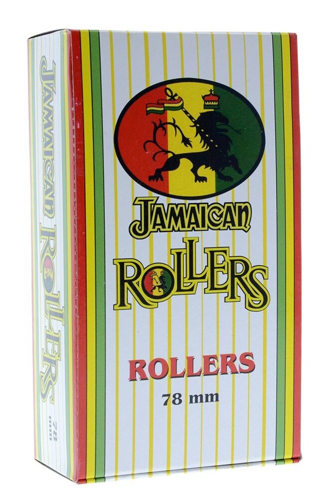 JAMAICAN ROLLING MACHINES 78MM 12 COUNT BOX COUNTER TOP DISPLAY fits 1 /4 Papers