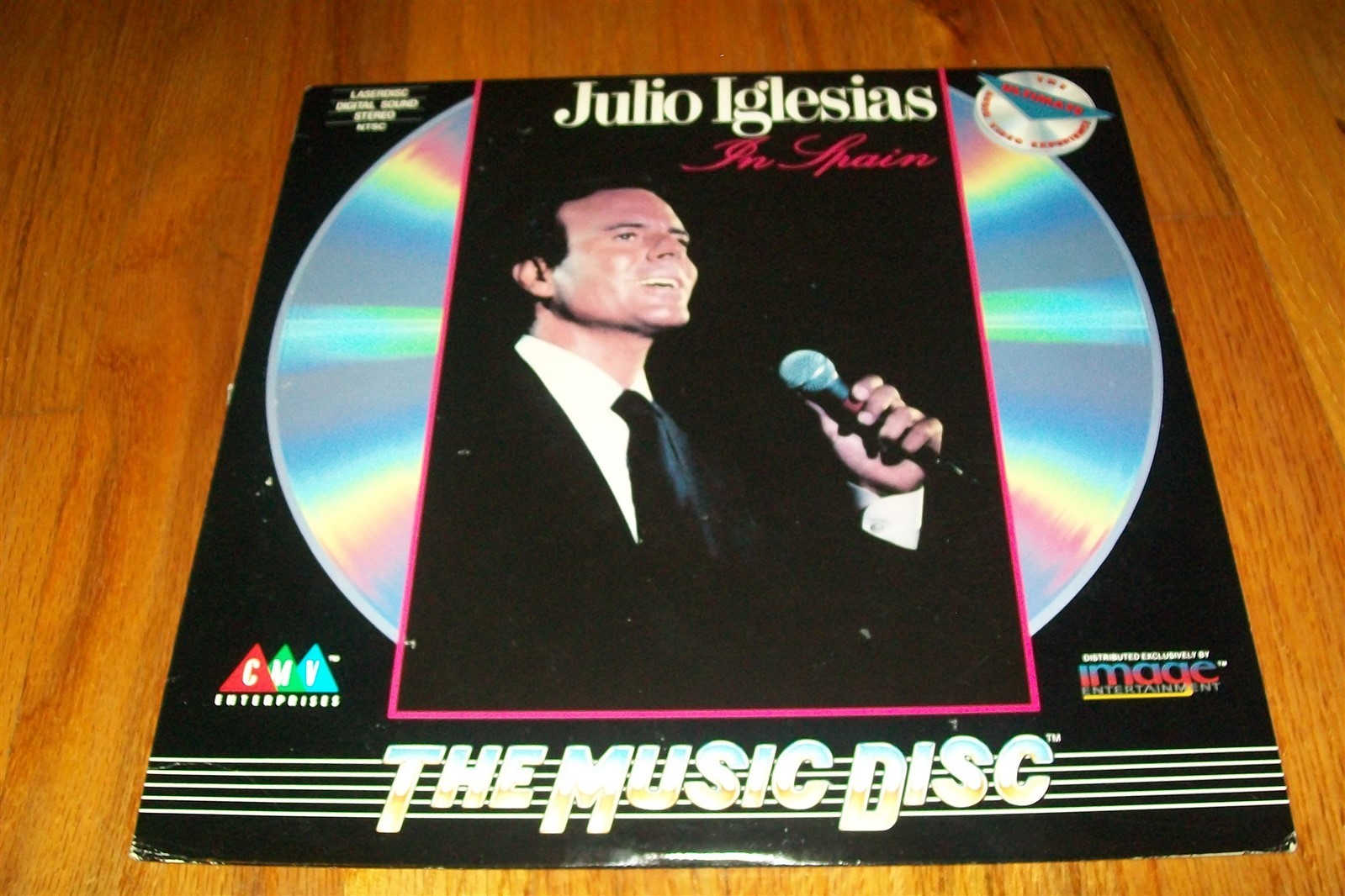 JULIO IGLESIAS IN SPAIN Laserdisc LD MUSIC EXCELLENT CONDITION RARE GREAT MUSIC!