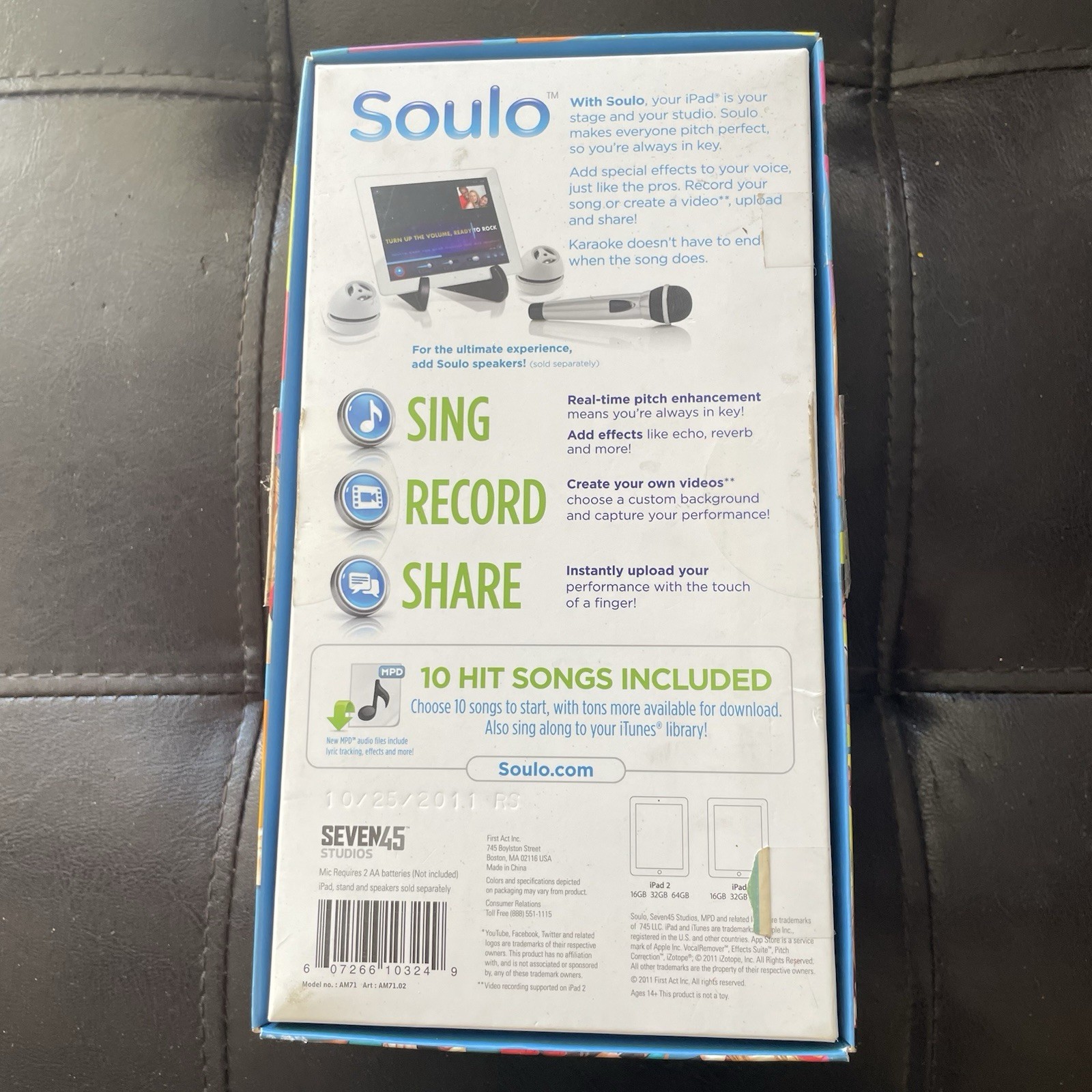 Soulo Digital Wireless Microphone Karaoke App Made For Ipad -Sing, Record, Share