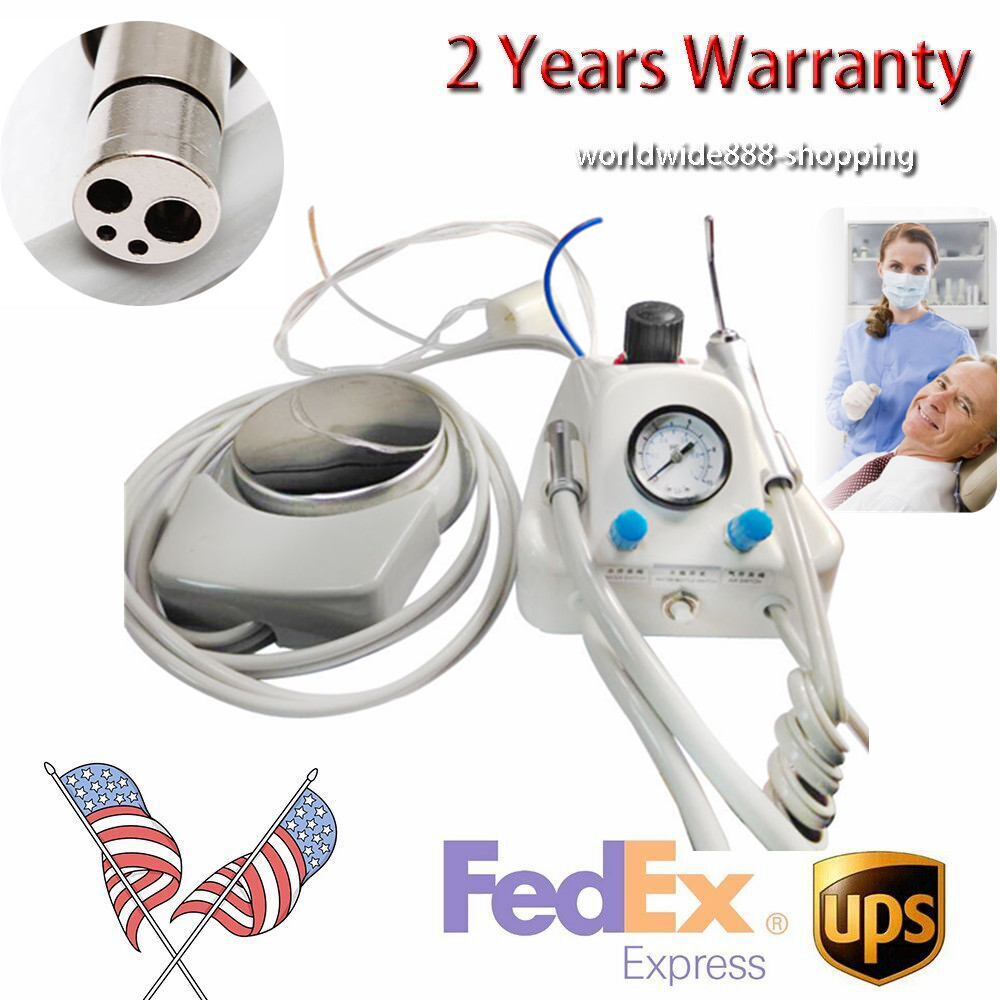 4 Hole Portable Dental Lab Air Turbine Unit Dental Delivery Unit Machine