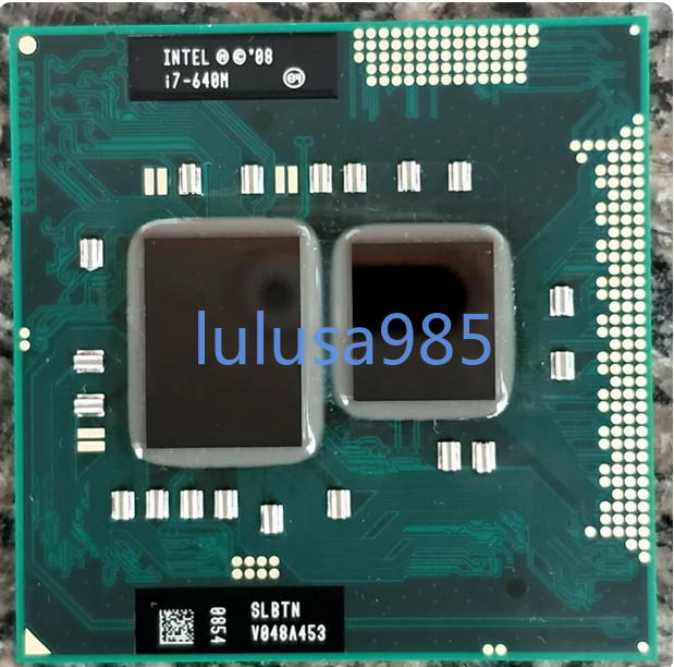 Intel Core i7-640M 2.8 GHz 4M Dual Core Processor Laptop CPU G1 SLBTN Socket