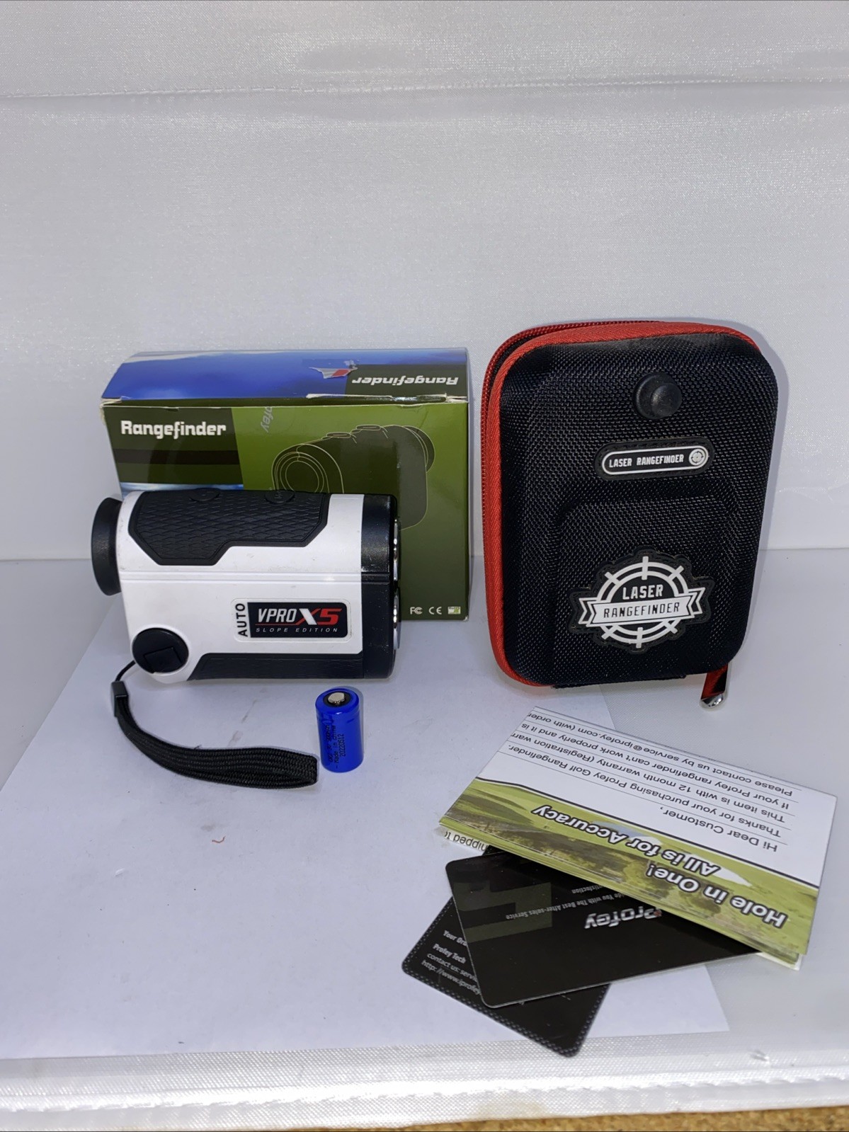 PROFEY VPRO X5 SLOPE EDITION RANGEFINDER GOLF RANGE FINDER PLUS MAGNETIC STRAP