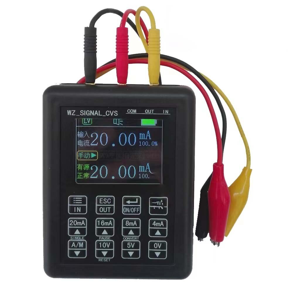 For Signal Generator Calibrator 4-20mA 24V Current Voltage Transmitter