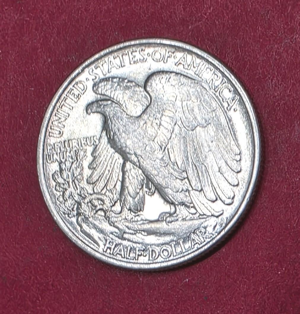 1947-P Walking Liberty Half Dollar Double Die Reverse High MS Condition.