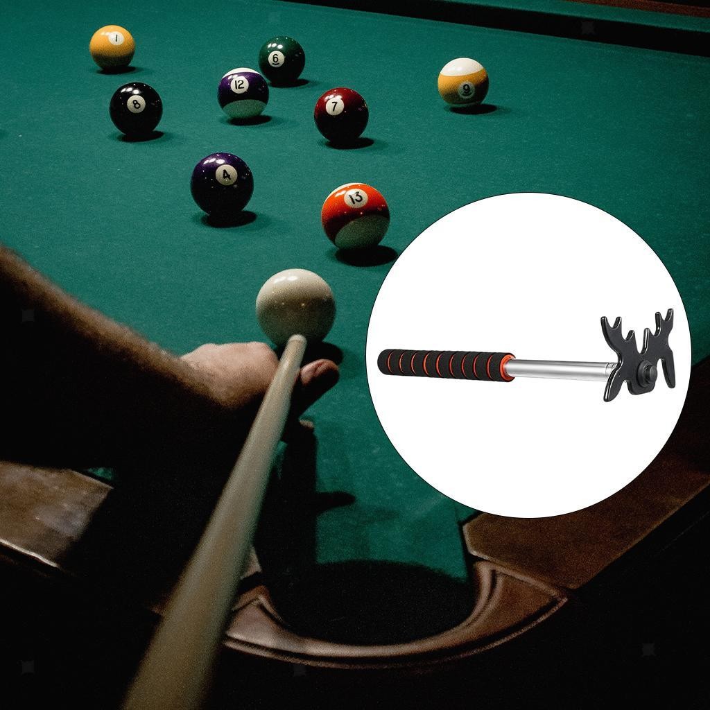 Billiards Pool Cue Stick Bridge Head Removable for Game Competition Indoor