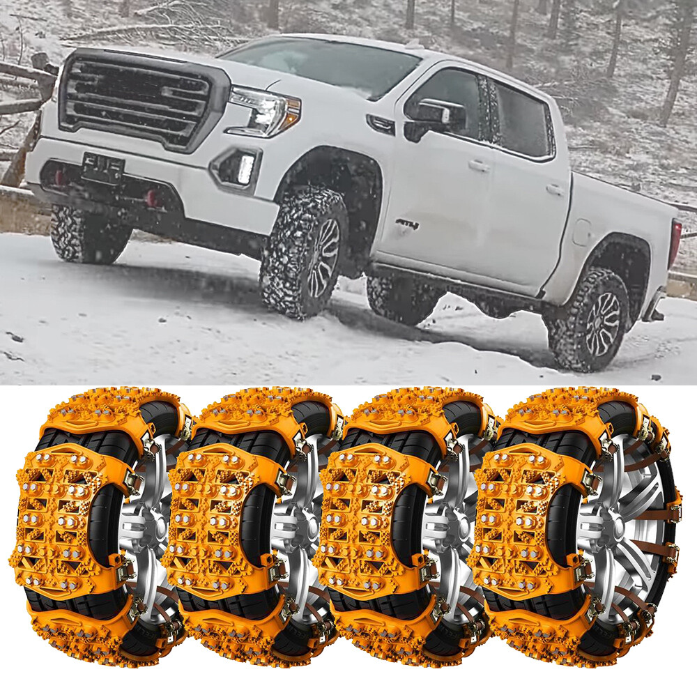 Car Tire Chain Thickening Anti-skid Emergency Winter Mud For GMC Sierra 1500