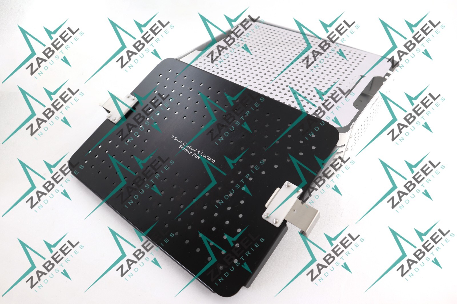3.5mm Locking & Cortical Screws Box Rack, Sterilization Case Almunium By ZI