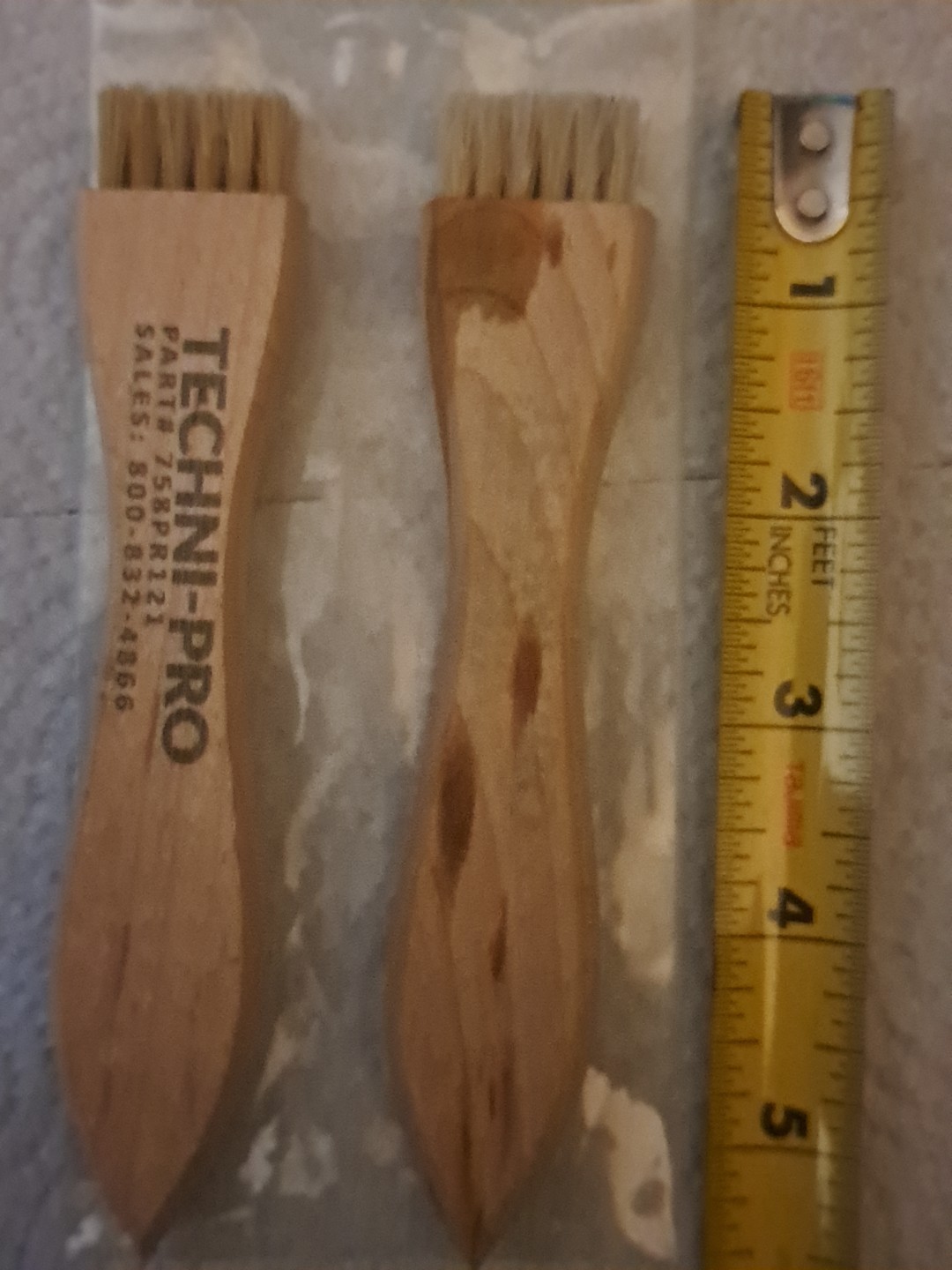 Set Of Two Techni-Pro 758PR121 Utility Brushes For Electronics.