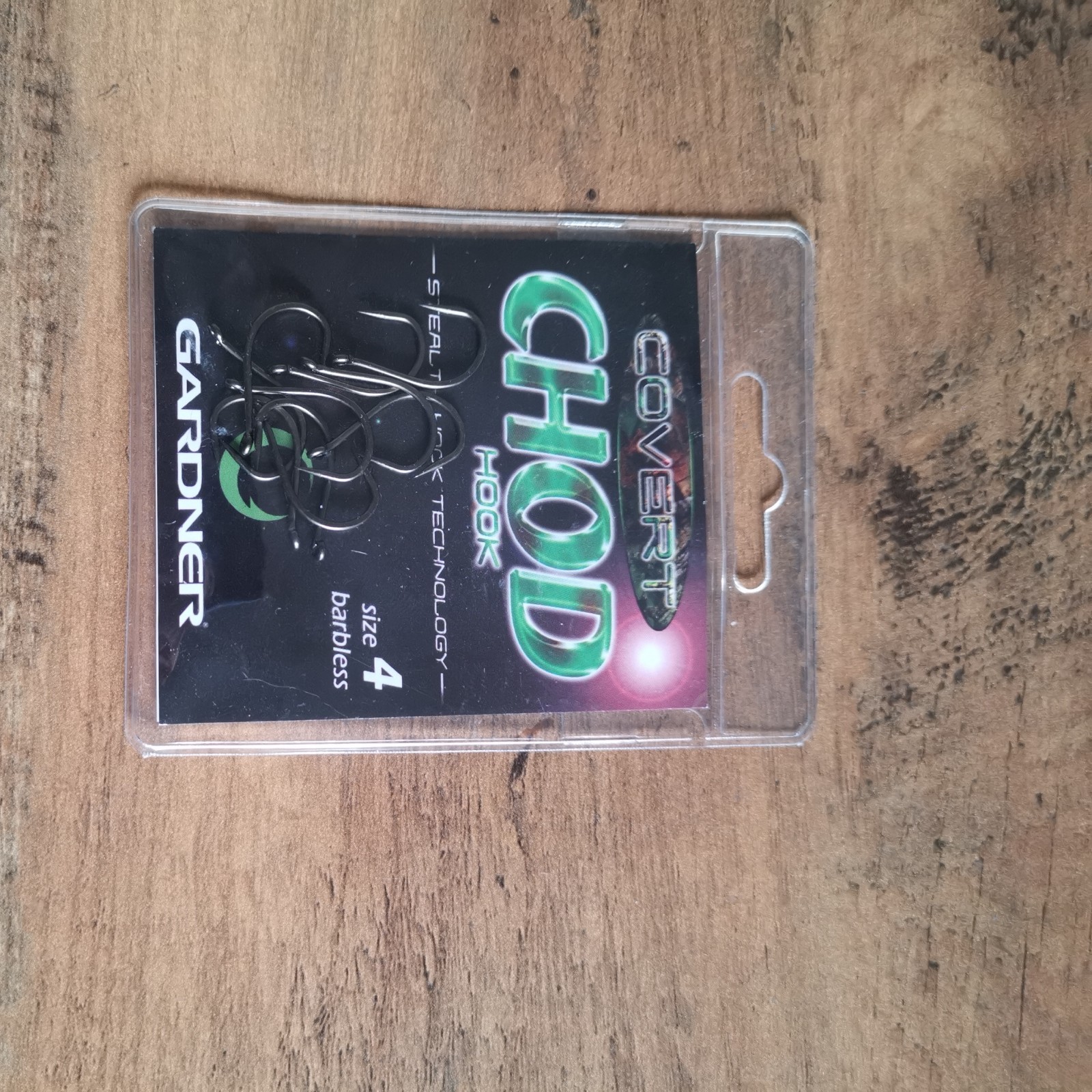 Gardner Tackle Covert DARK Hooks *Packs of 10* NEW Carp Fishing Hook size 4