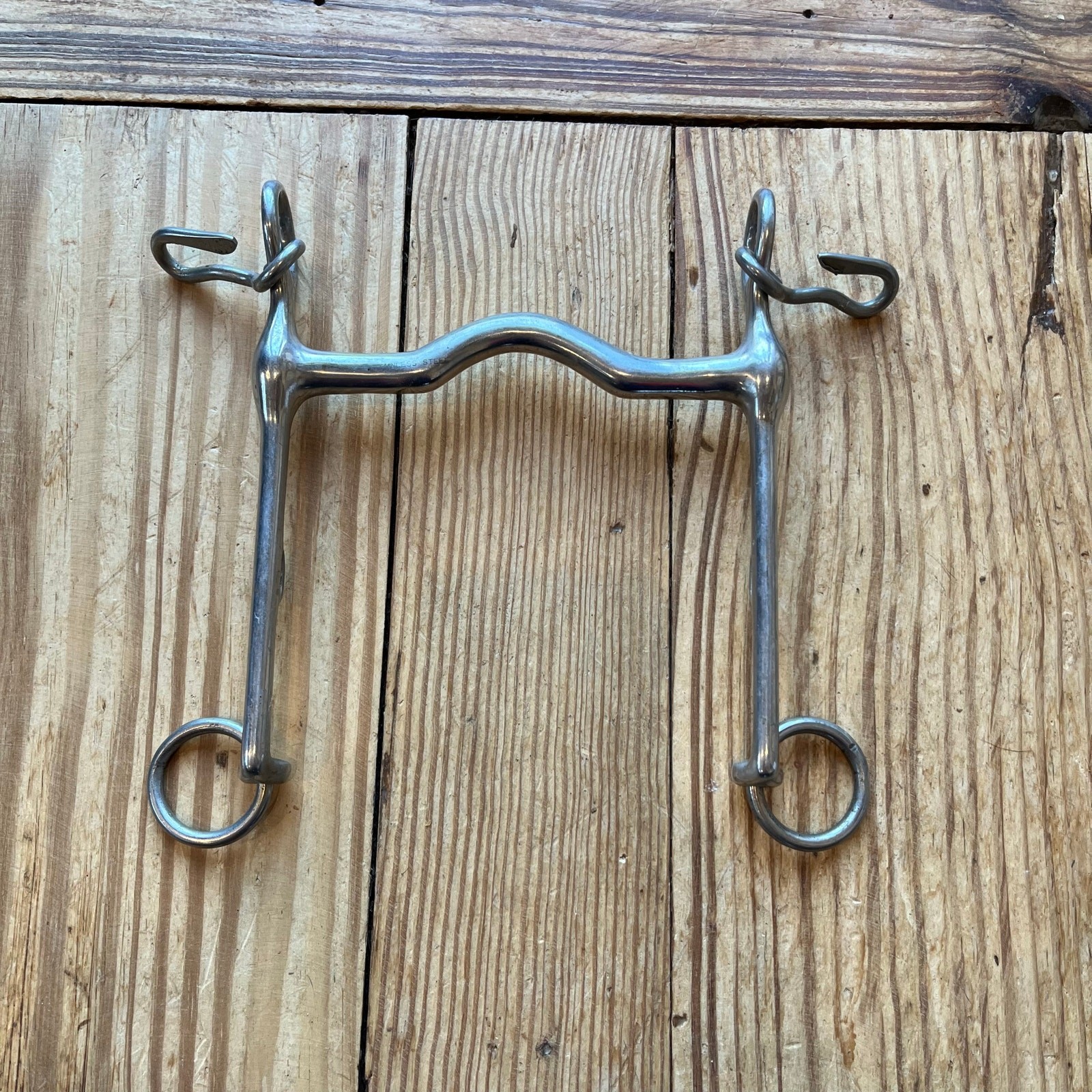 Curb Low Port Fixed Weymouth Horse Pony Bit 5”