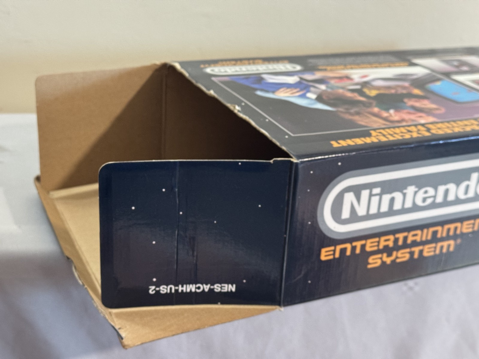 Authentic NES Action Set, BOX ONLY, No Styrofoam: Good Condition!