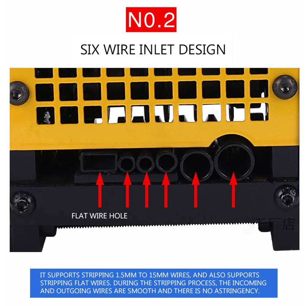 Hand Crank+Electric Drill Driven Wire Stripping Machine Small Stripping Machine