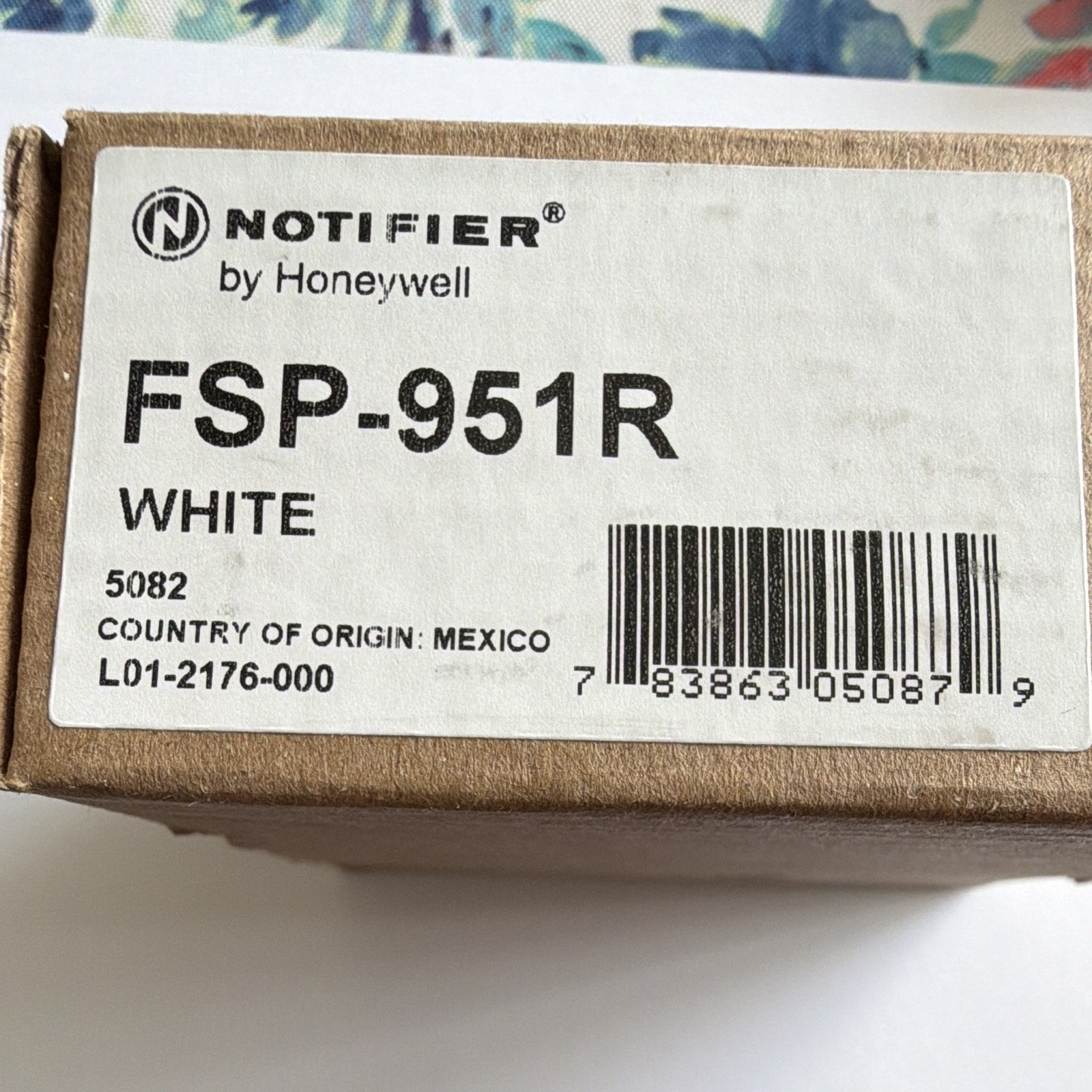 NOTIFIER FSP-951R Photoelectronic Smoke Detector Sensor Head, White