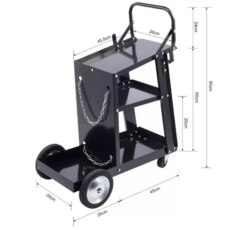 Argon Arc Welding Machine Moving Cart Two Protection Welding Machine Car