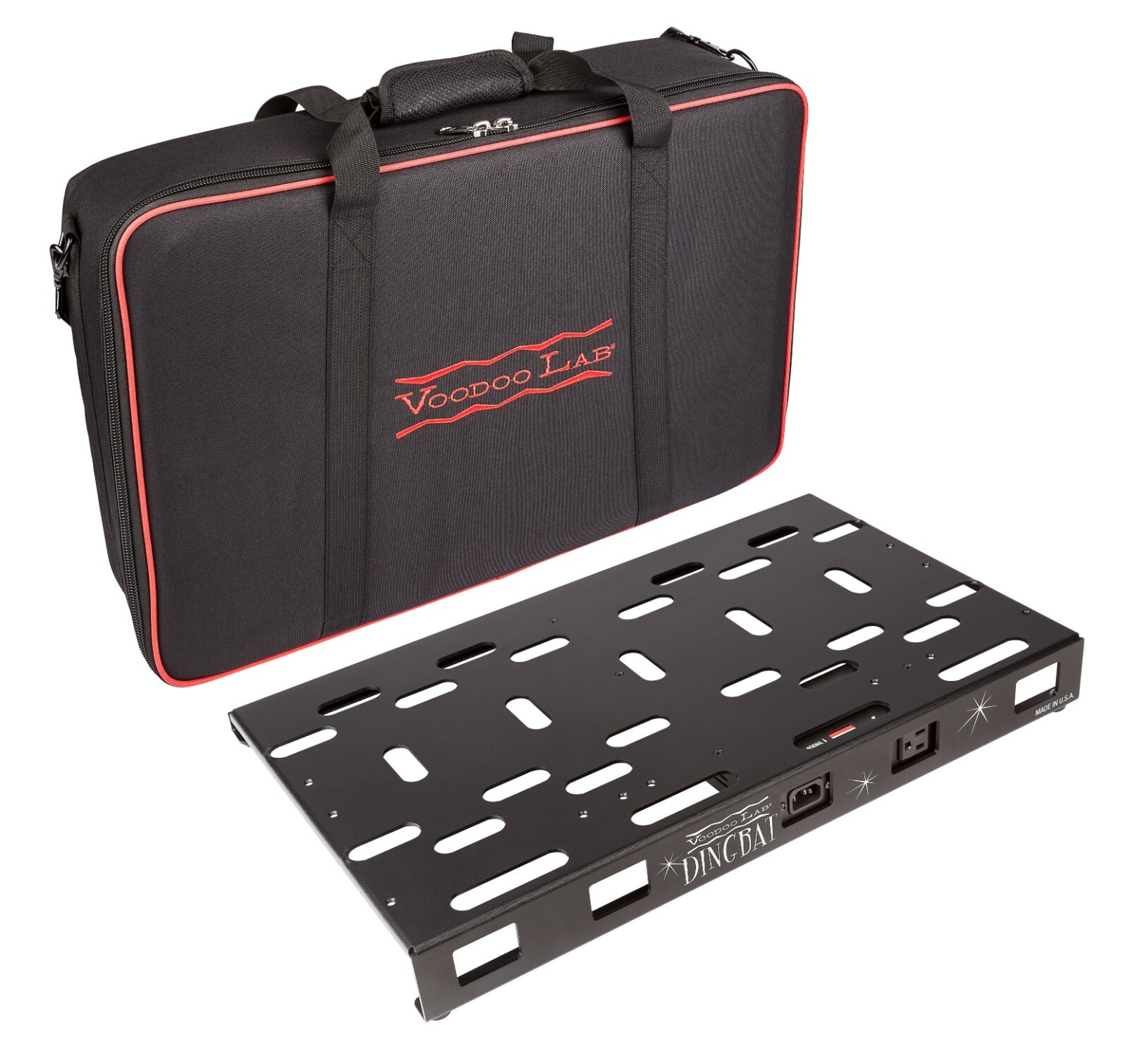 Voodoo Lab Dingbat Medium Pedalboard Power Package w/Pedal Power 2 Plus, Gig Bag