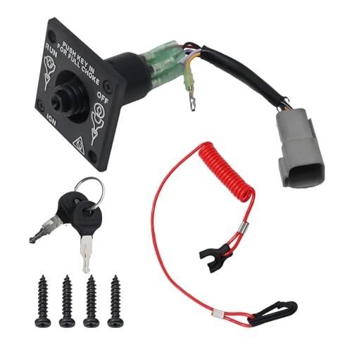 176408 Boat Kill Switch Outboard Ignition Switch Replacement for Johnson BRP
