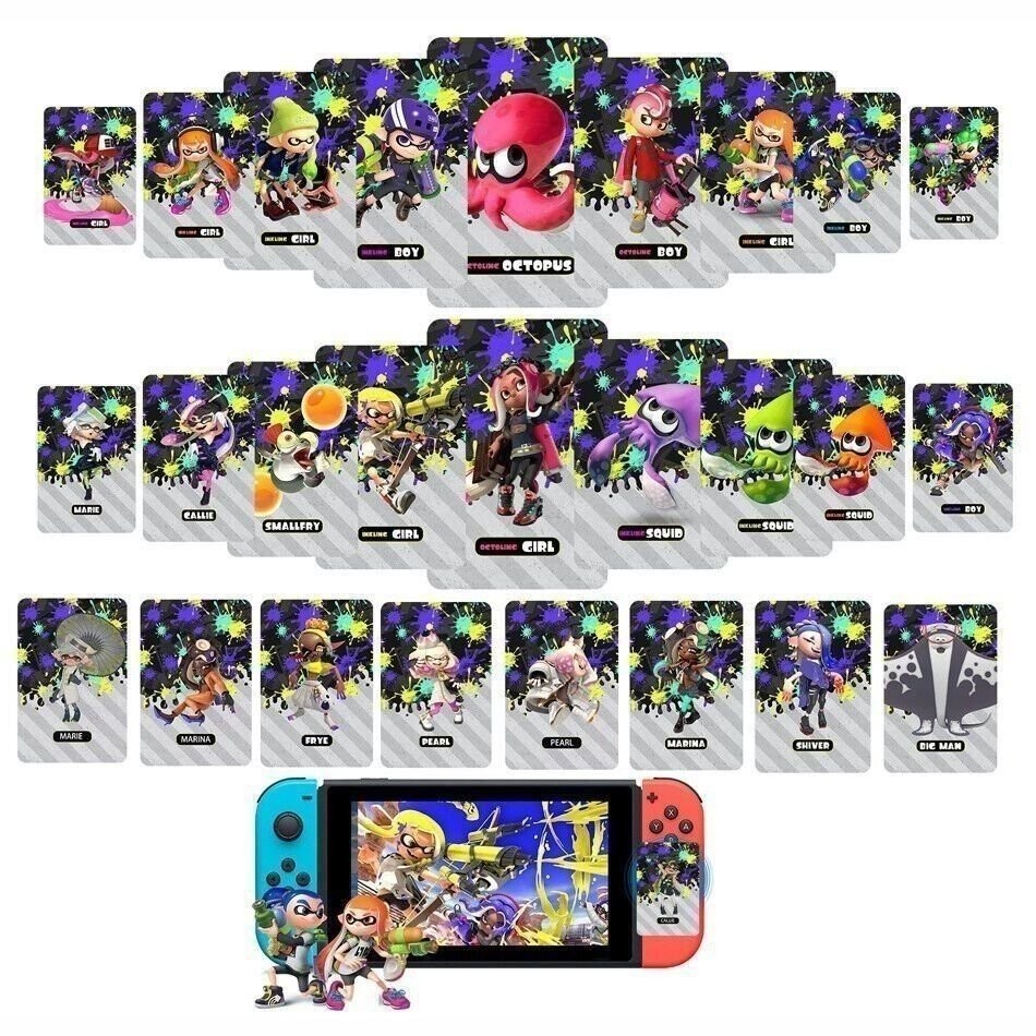 27pcs/set NFC Cards NFC Tag Splatoon 3 Game Card Octoling Octopus For Switch 1/2