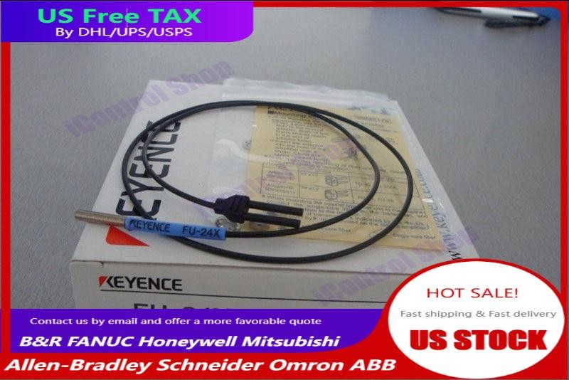 FU-24X Fiber Optic Sensor FU24X Cable New In Box / #T7-  US Free TAX