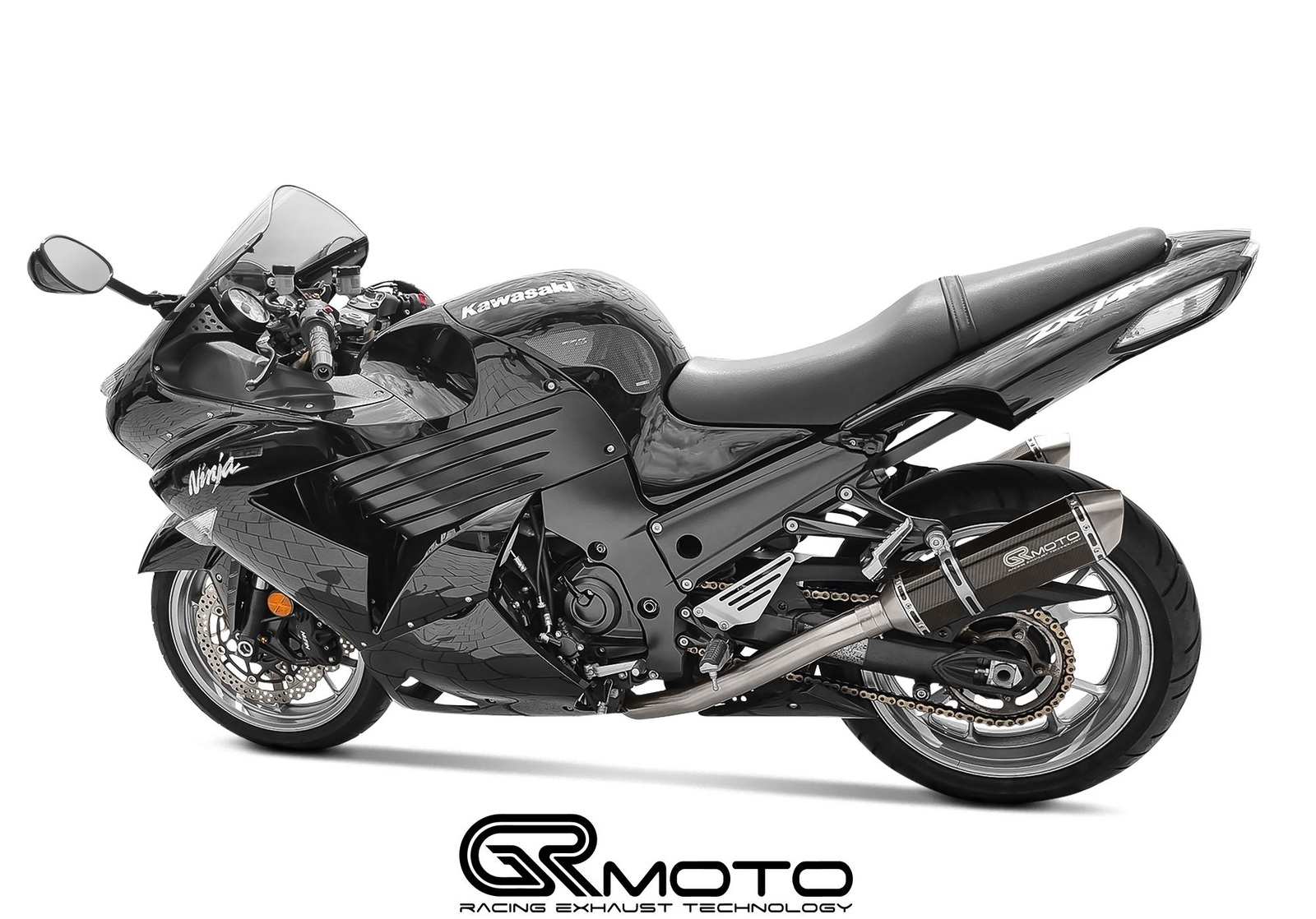 Échappement pour Kawasaki ZZR1400 2006-2007 GRmoto Carbone