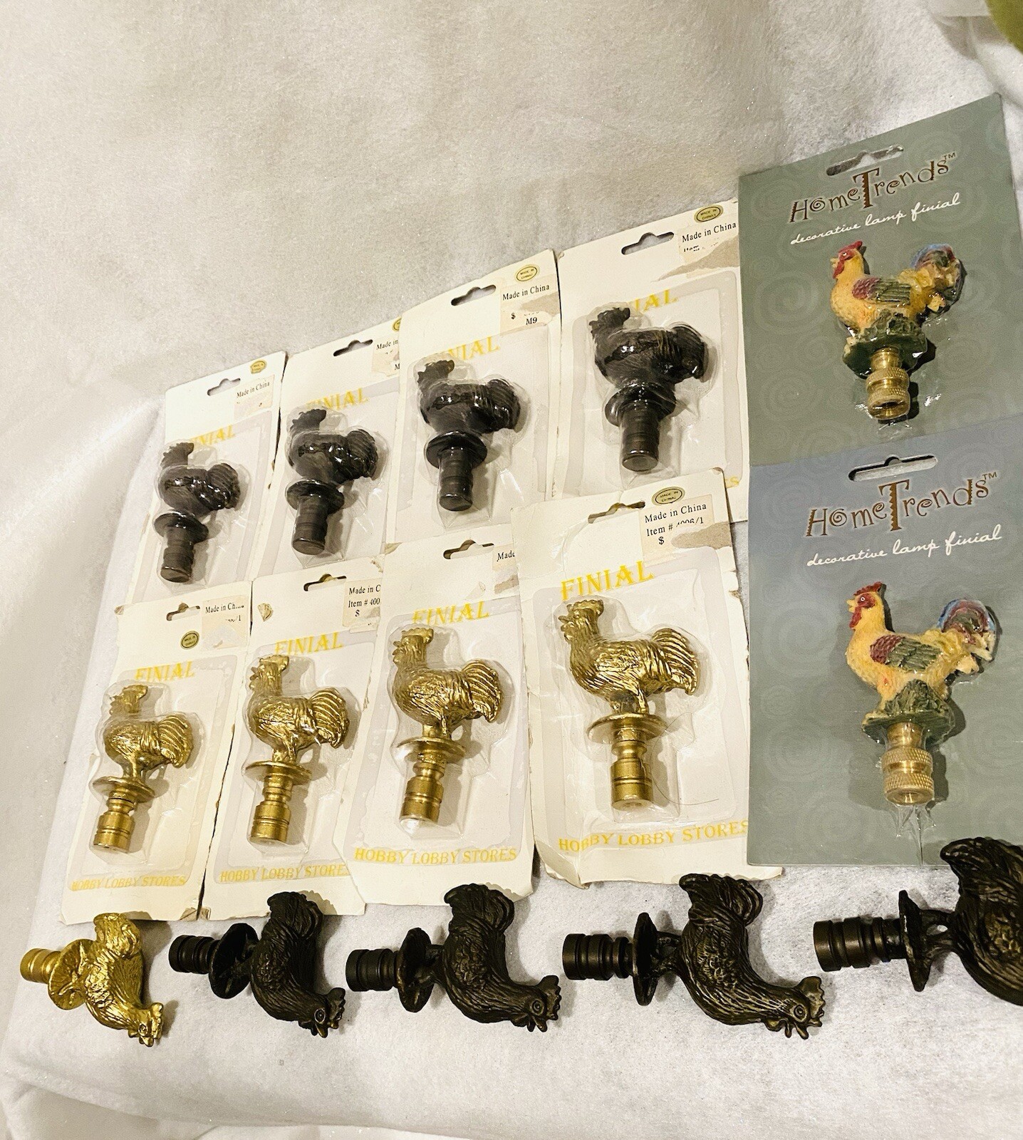 13 Lamp Finals Vintage Bronze & 2 Home Trends