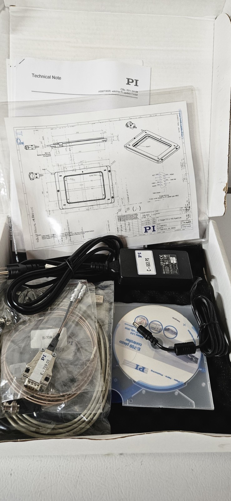 Physik Instrumente PI NanoZ Stage for Nikon Ti Microscope