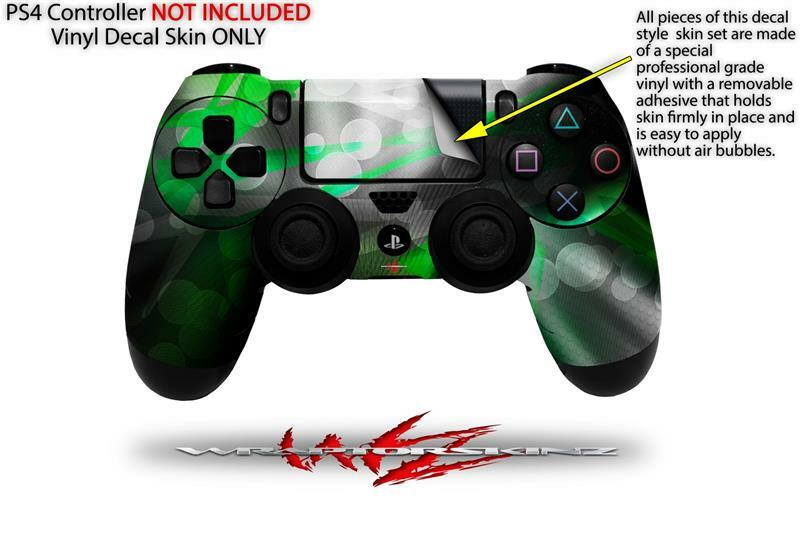 Skin for Sony PS4 Controller ZaZa Green