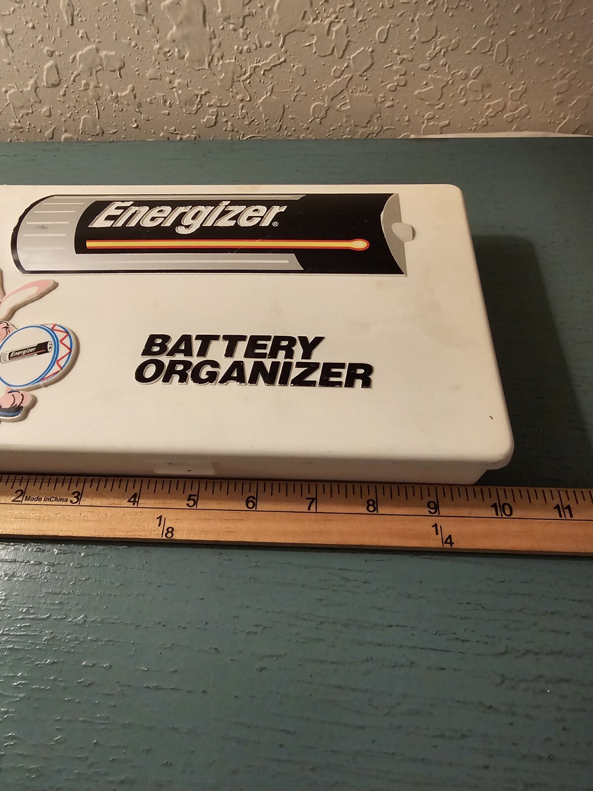 Vintage Energizer Battery Organizer Case Complete W/(2) Battery Testers-Very...