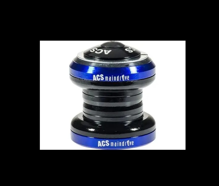 ACS BMX Headset, OLDSCHOOL GT BMX SE MAINDRIVE 1-1/8 SEALED BEARING BLUE NEW