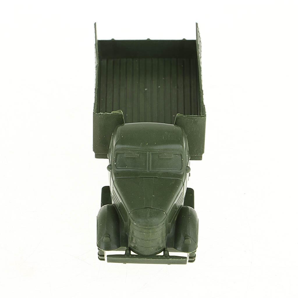 10pcs Plastic Green Armored Vehicles Model Truck Toy Model