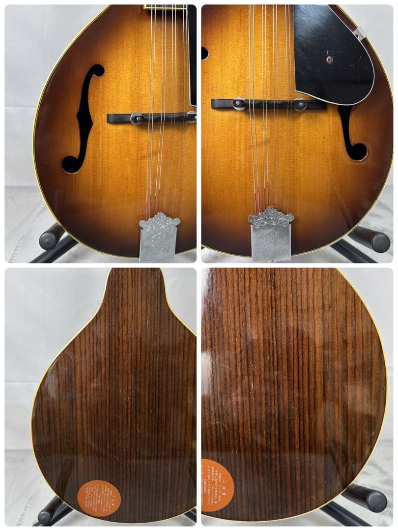 B177 KASUGA Kasuga Instruments Flat Mandolin with Hard Case