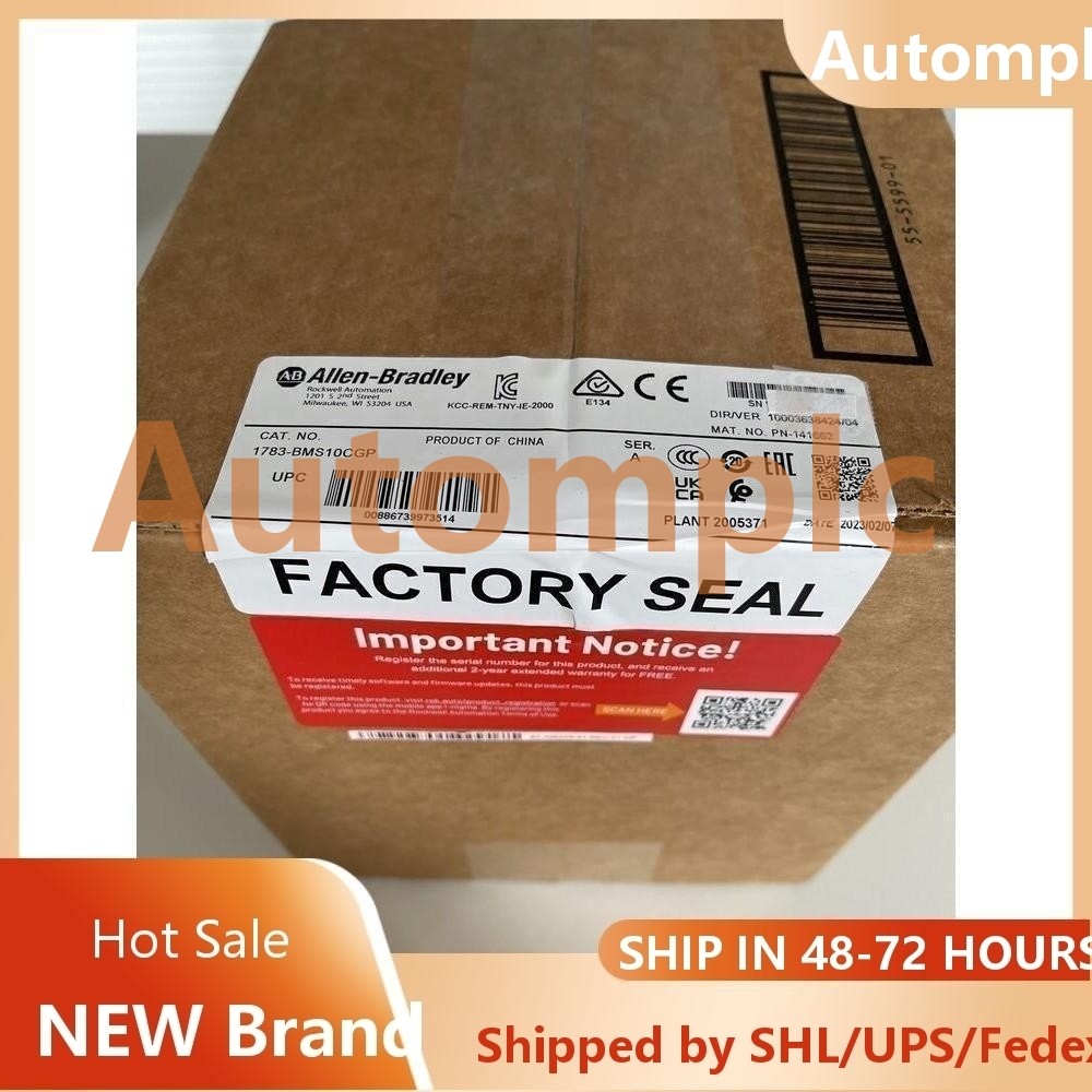 New Factory Sealed AB 1783-BMS10CGP 10 Port Managed Ethernet Switch US Free Tax