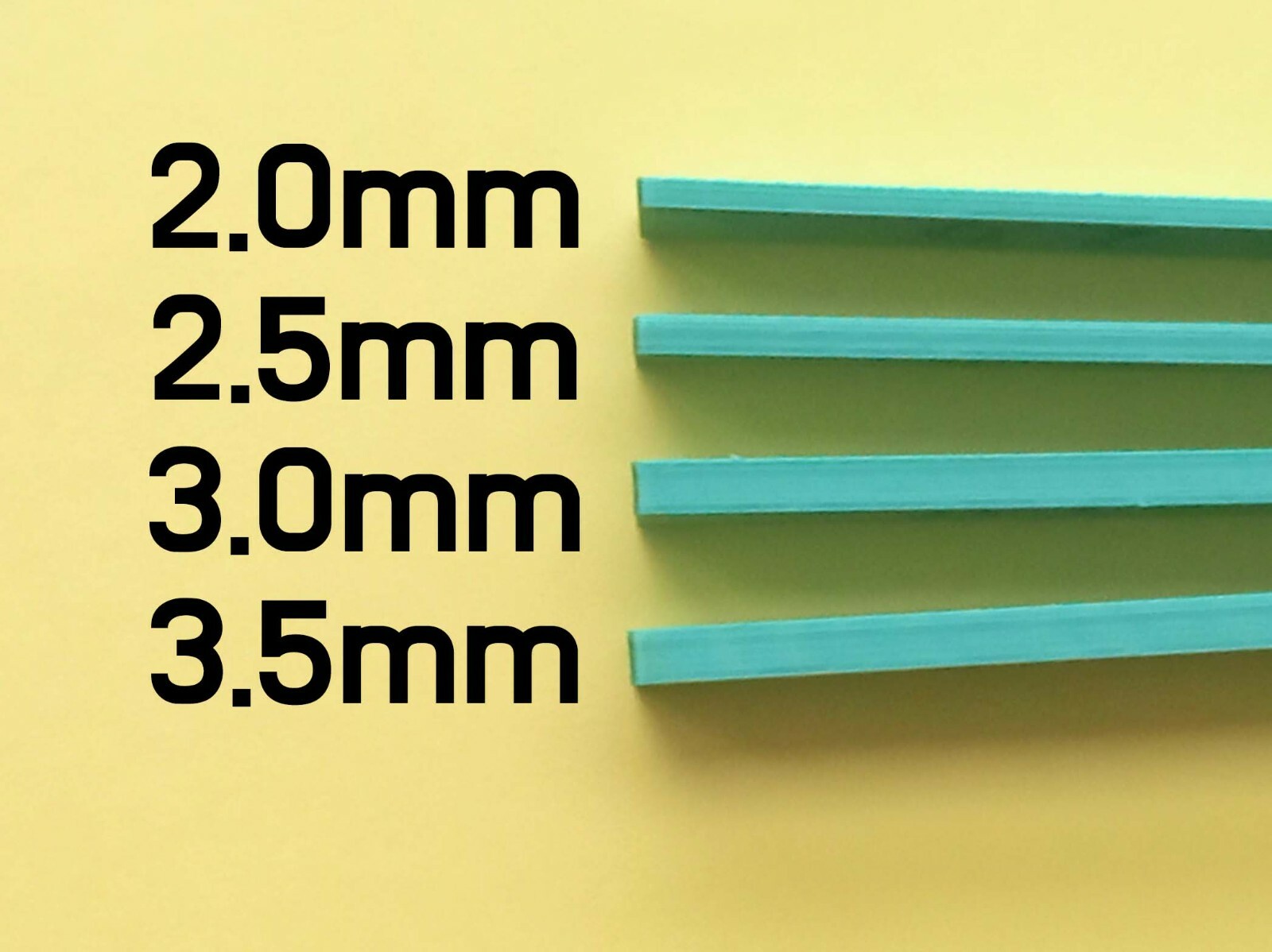 Polymer clay Depth guides | Thickness Rolling Gauge | Roller Spacers rulers