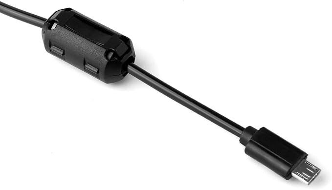 Ferrite Ring Core Black Noise Suppressor Cable Clip-20Pcs.