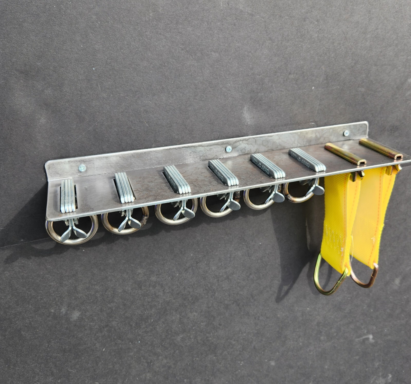 E Track accessories storage rack - holder - Wall mount - Made in USA - WIDE