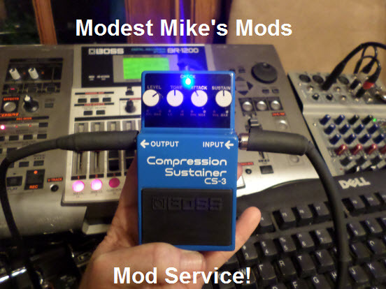 Boss CS-3 Mod Service! Send us your pedal!