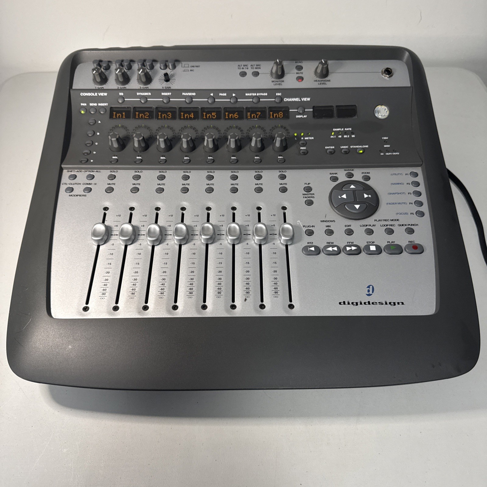 DIGIDESIGN DIGI 002 MX002 FIREWIRE PRO TOOL LE SYS MIXER MIDI AUDIO Tested