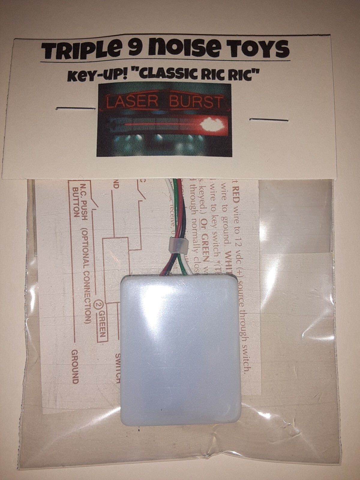 CB KEY-UP! (LISTEN) RIC RIC TONE BURST RICOCHET CLASSIC NOISE TOY IDENTIFIER