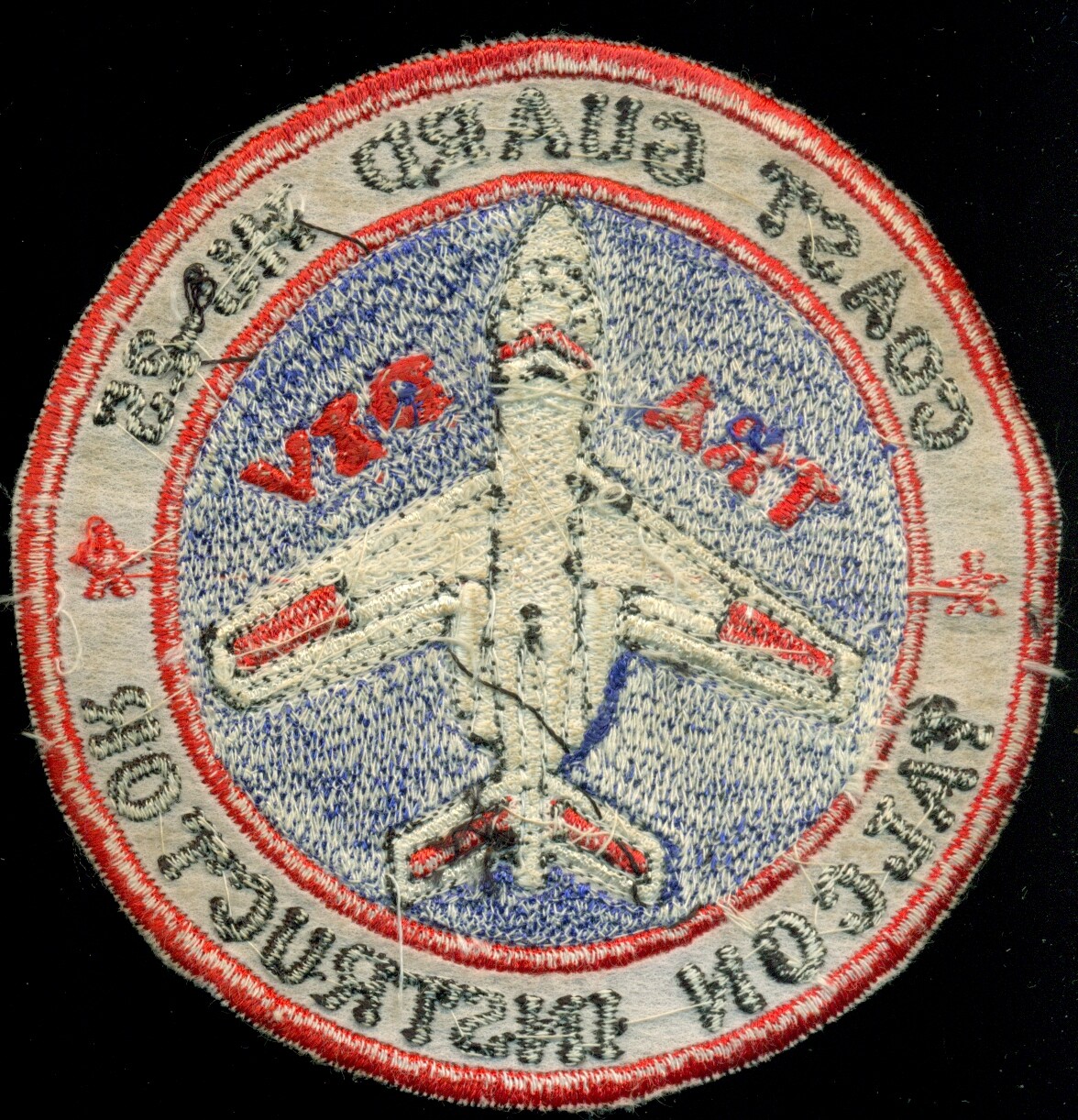 USCG Coast Guard HU-25 TRA Division Falcon Instructor Patch AA-2