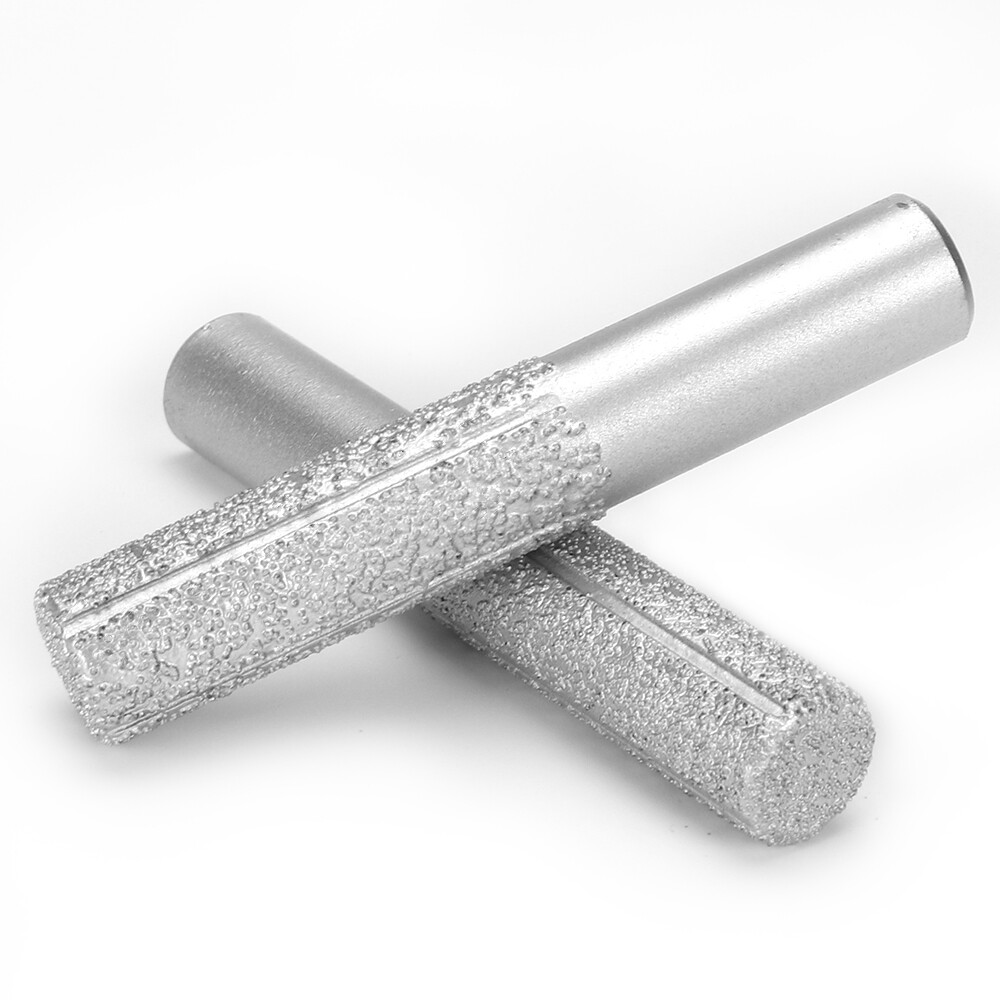 1/2" Vacuum Brazed Diamond Straight Router Bit For Stone Marble Engraving Tool