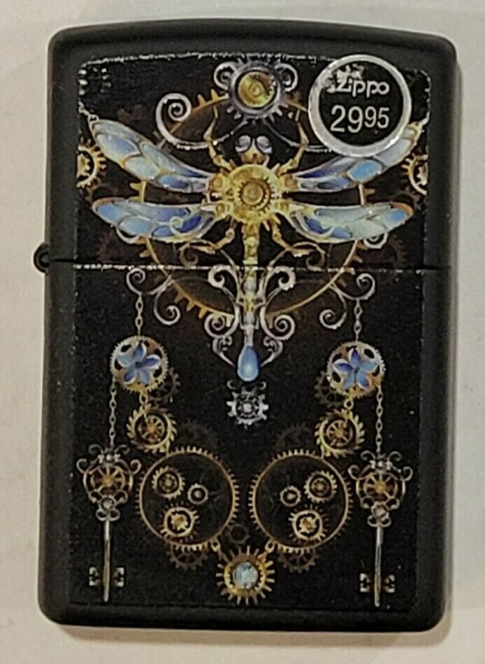 STEAMPUNK / DRAGONFLY - Zippo Lighter, NEW (2995 / STORE TAKE OUTS)