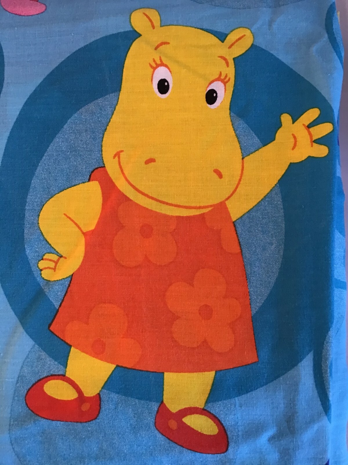 Backyardigans Twin Flat Bed Sheet Vintage Perfect Condition So Cute! 