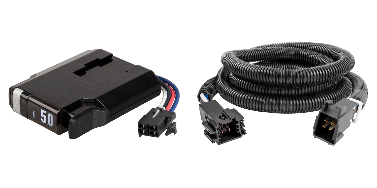 CURT Triflex Next Trailer Brake Controller & Vehicle Wiring Harness 51146 51535