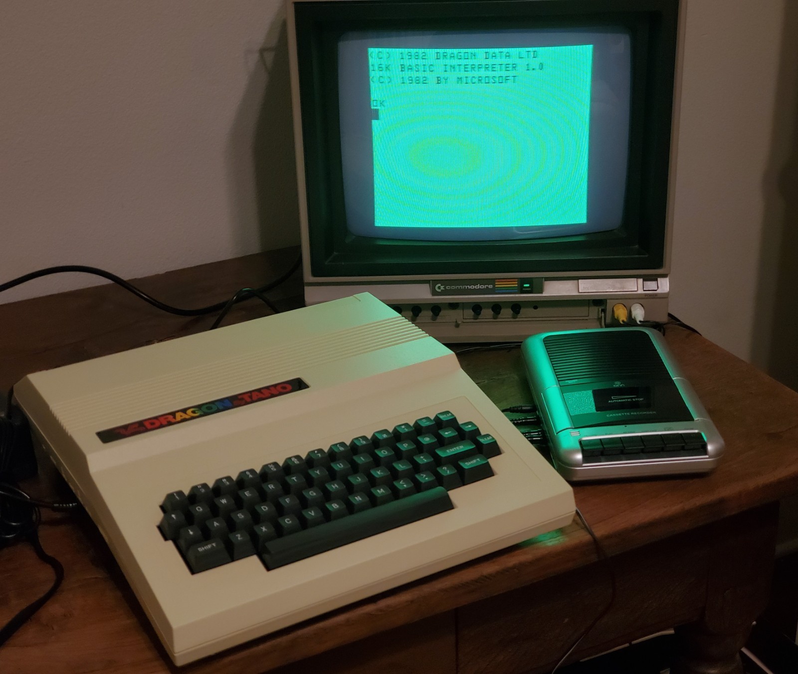 Dragon 64 By Tano 8-bit Computer System Tested/Fully Functional
